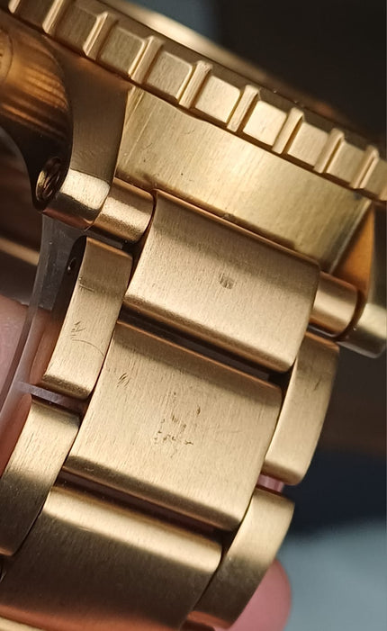 Nixon 48-20 Chrono Gold Tone Dial Men's Watch A486-502 (Defect)