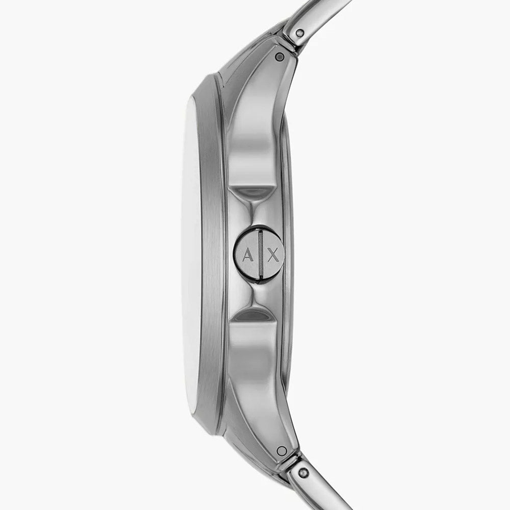 Armani Exchange Classic Hampton Date Silver Watch - AX2451