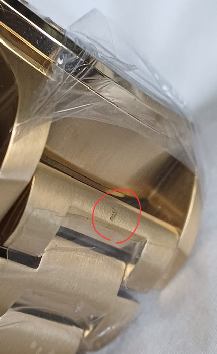 Diesel Mr. Daddy 2.0 Chronograph All Gold Men's Watch DZ7399 (Defect)