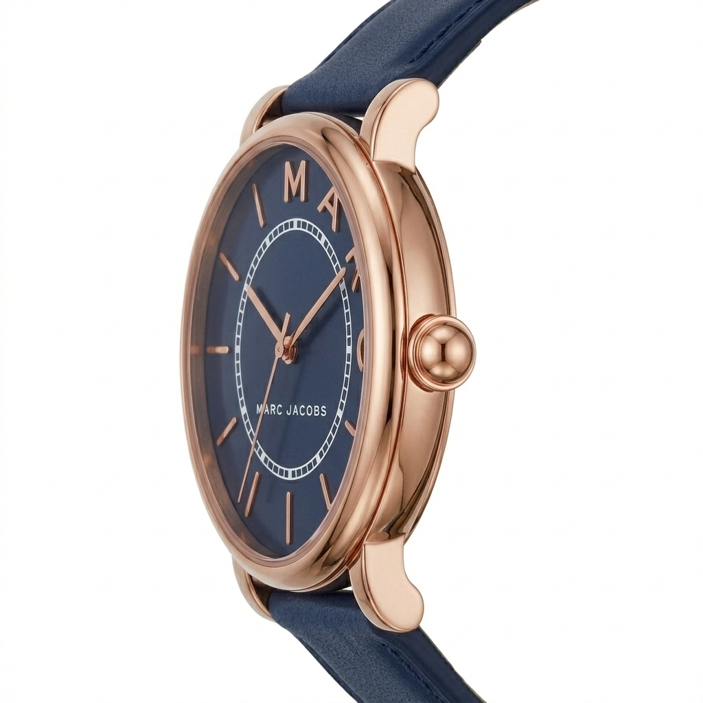 Marc Jacobs Classic Mini Navy Dial Rose Gold Watch MJ1539