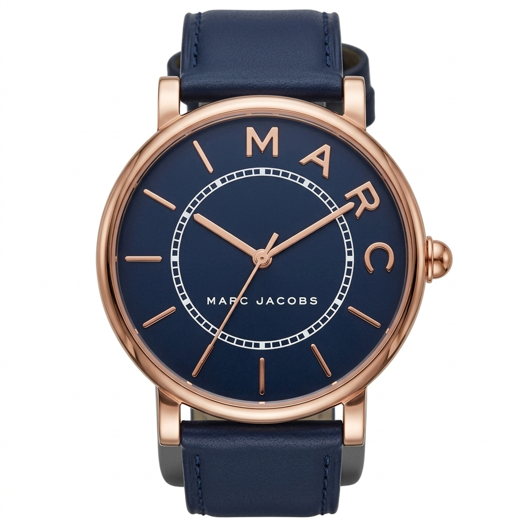 Marc Jacobs Classic Mini Navy Dial Rose Gold Watch MJ1539