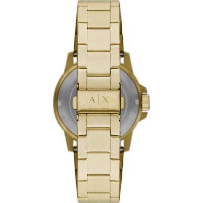 Armani Exchange Leonardo Gold-Toned Analog Men's Watch - AX1854