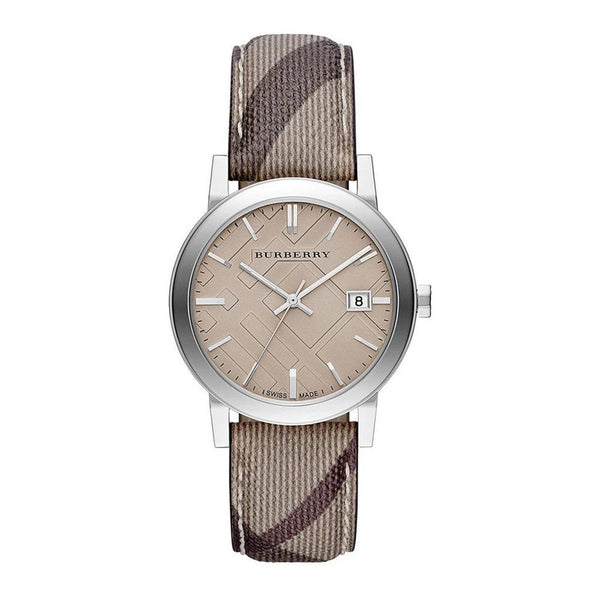 Burberry The City Smoke Check Strap Women's Watch BU9118
