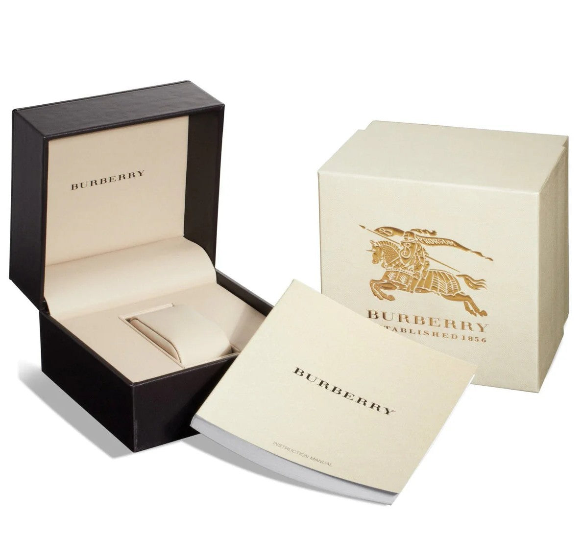 Burberry The City Rose Check Stamped Dial Rose Gold Stainless Steel Women's BU9034