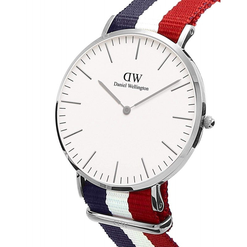 Daniel Wellington Cambridge 40mm Men's Silver Watch DW00100017
