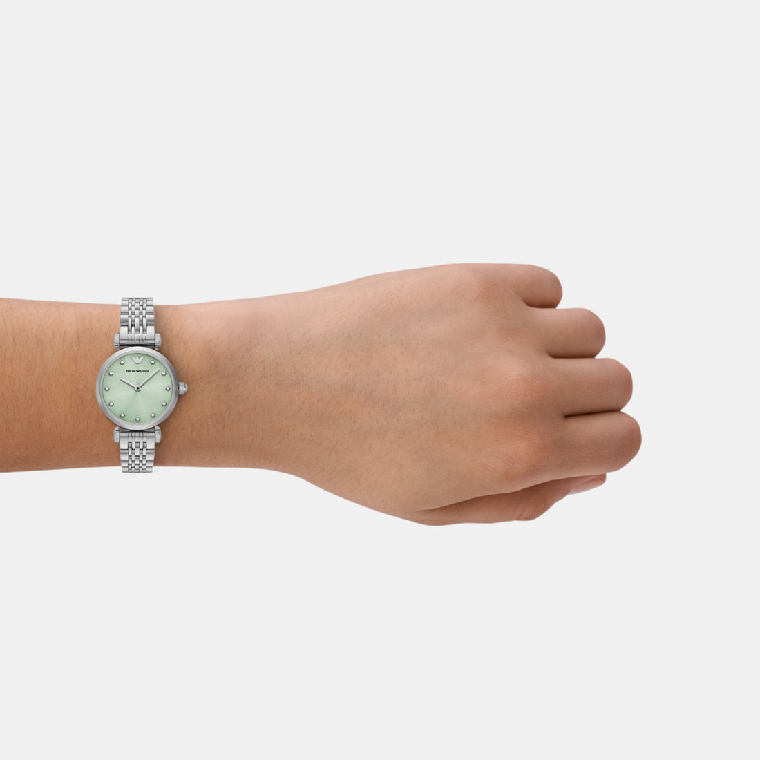 Emporio Armani Analog Green Dial Women's Watch AR11667