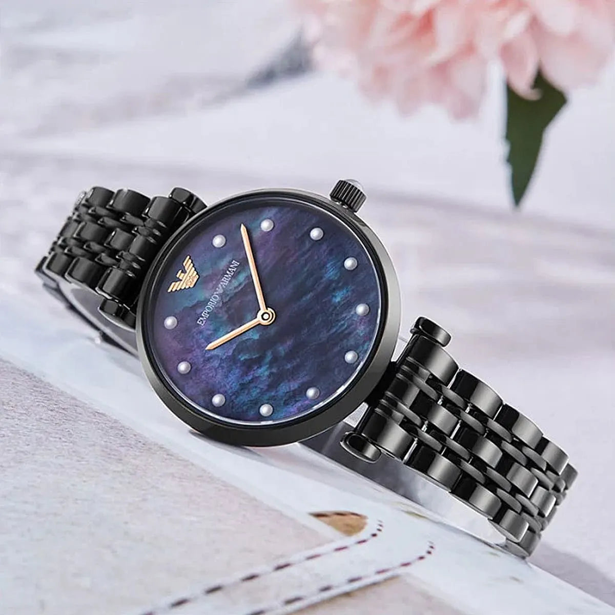 Emporio Armani Black Ladies Watch - AR11268