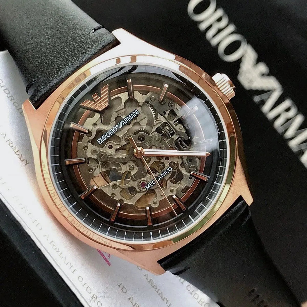 Emporio Armani Rose Gold Men's Watch - AR60004