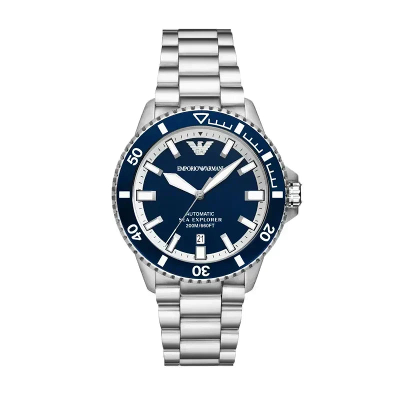 Emporio Armani Sea Explorer Automatic Stainless Steel Watch AR60087