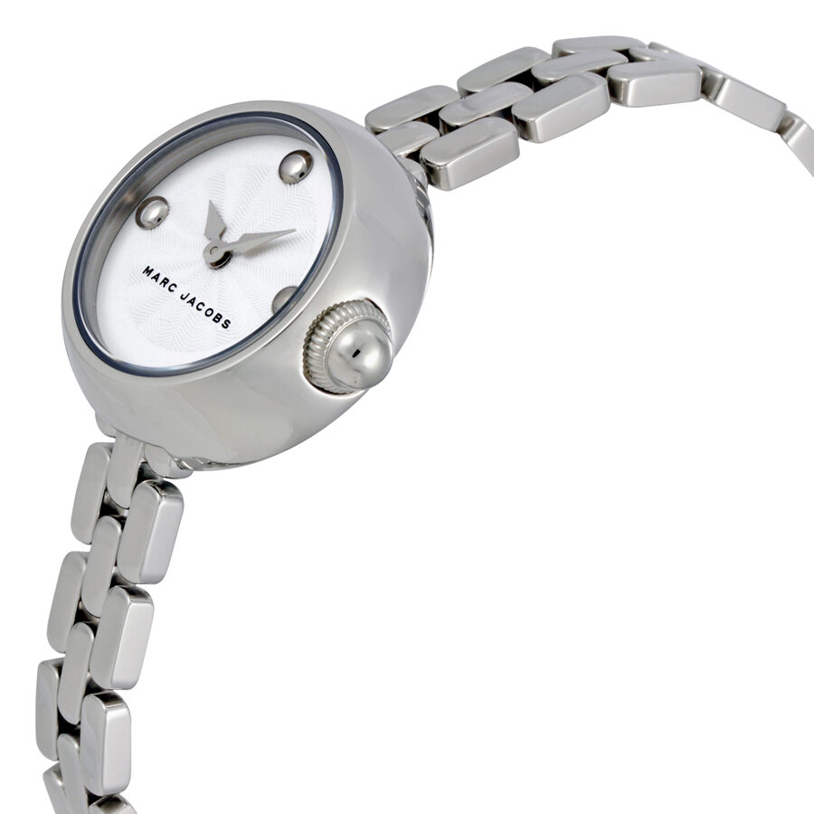 Marc Jacobs Courtney White Dial Silver Watch MJ3456