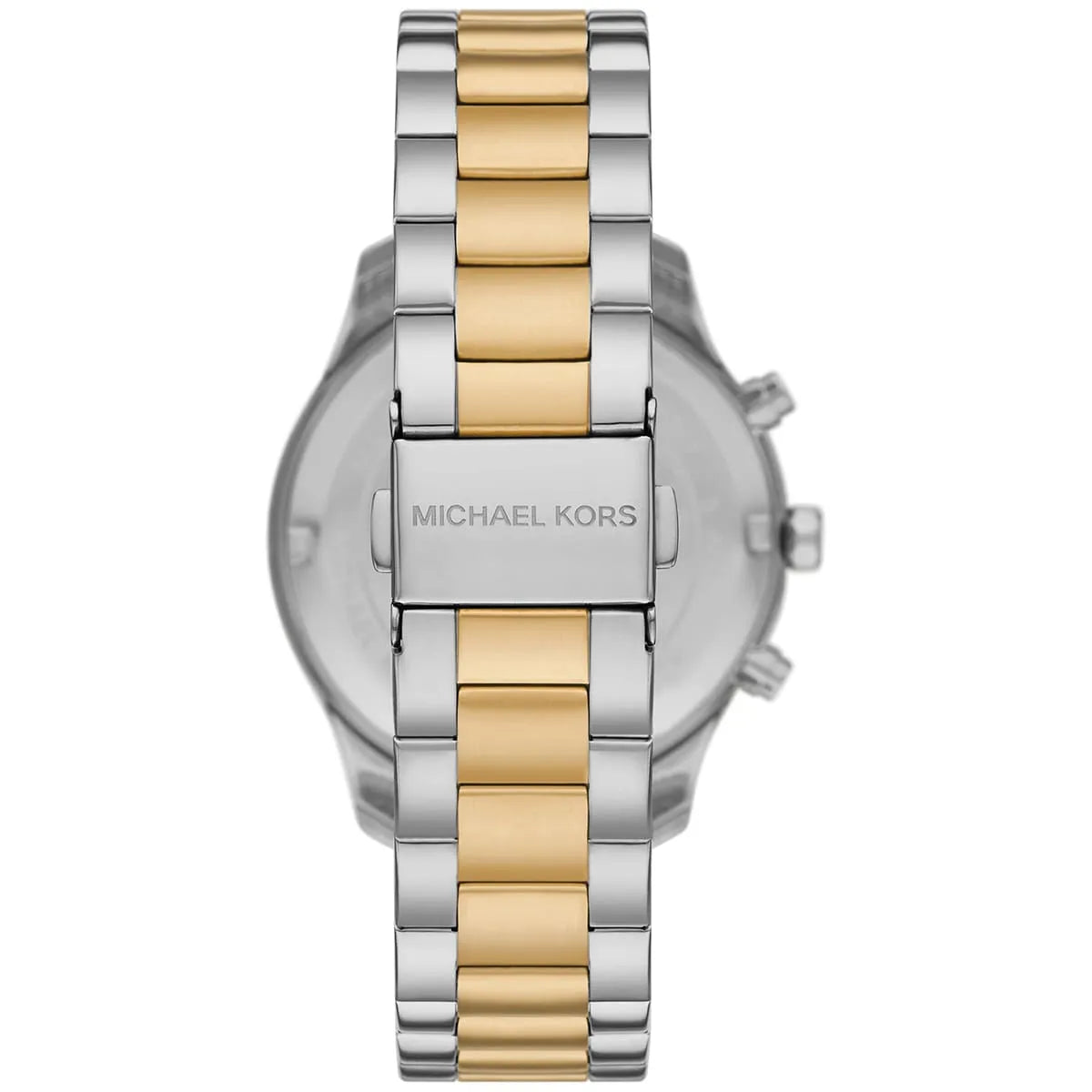Michael Kors Berkley Chronograph Silver Dial Two Tone Steel Strap Watch For Women - MK7415