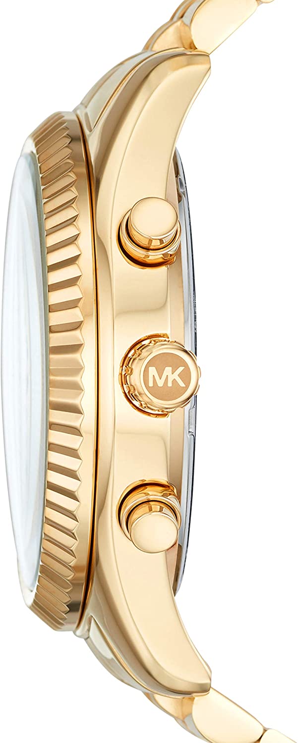 Michael Kors Lexington 44MM Chronograph Golden Watch - MK8494