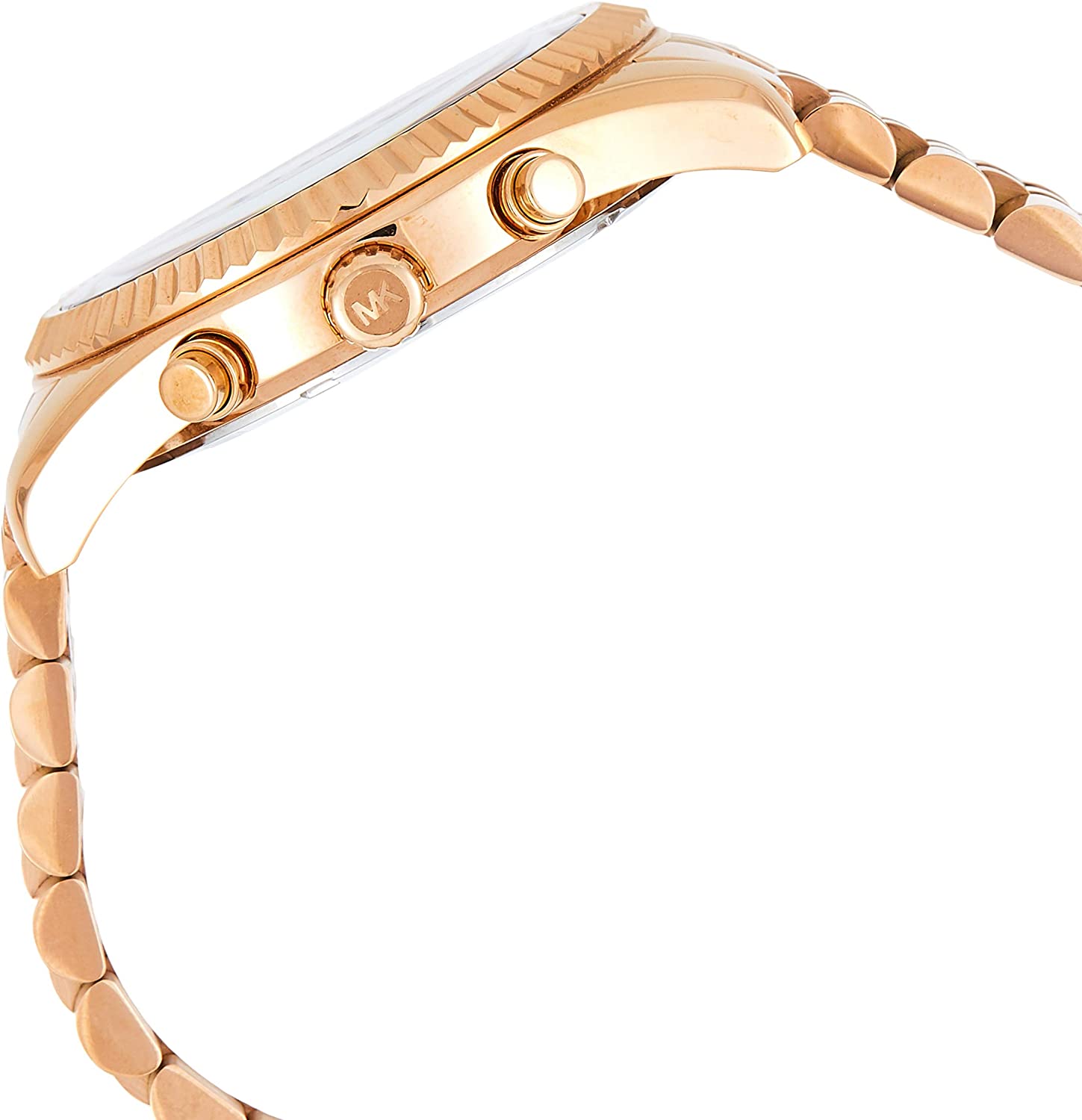 Michael Kors Lexington Chronograph Rose Dial Rose Gold-plated Men’s Watch MK8319 - Watch