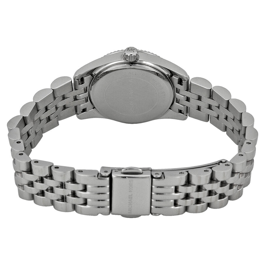 Michael Kors Lexington White Dial Stainless Steel Ladies Watch MK3228