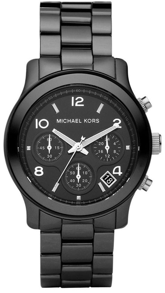 Michael Kors Ceramic Chronograph Black Women's Watch - MK5162
