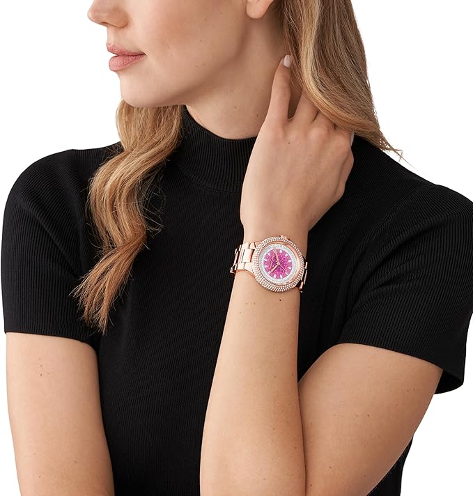 Michael Kors Rose Gold Ladies Watch - MK7340