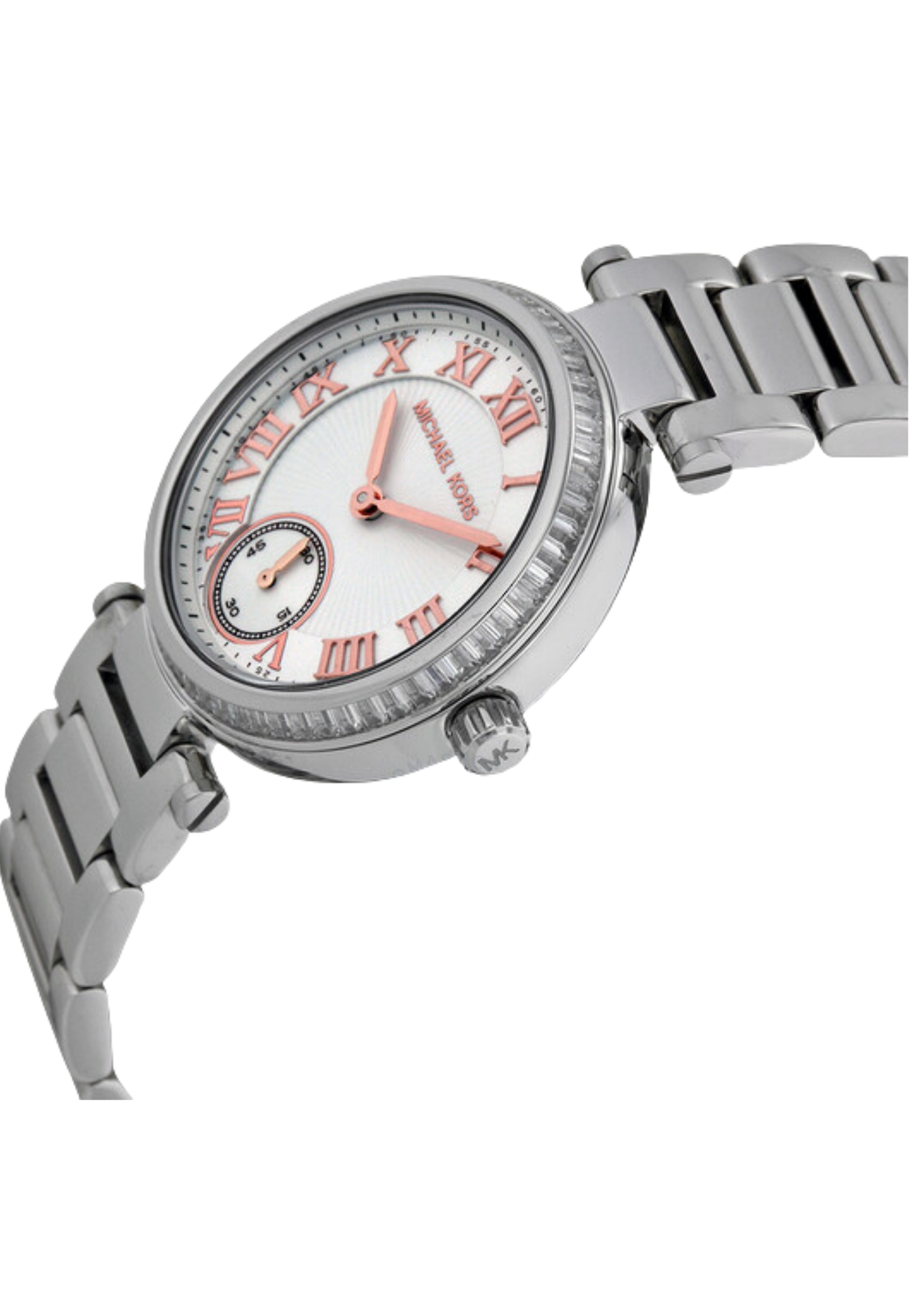 Michael Kors Skylar Silver Dial Stainless Steel Ladies Watch MK5970 - Watch