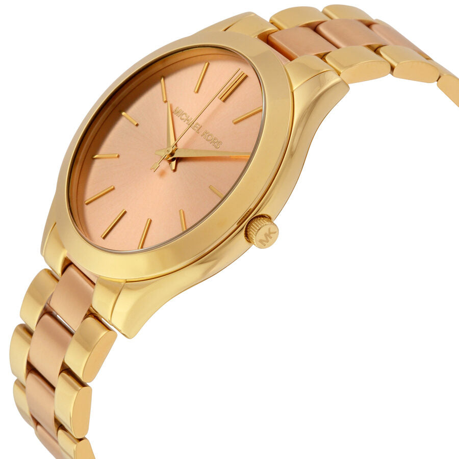 Michael Kors Slim Runway Pink Dial Ladies Watch MK3493