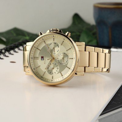 Tommy Hilfiger Gold Men's Watch - 1710611