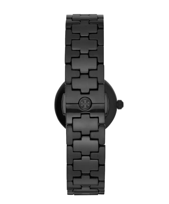 Tory Burch Reva Black Stainless Steel Women's Watch TBW4038