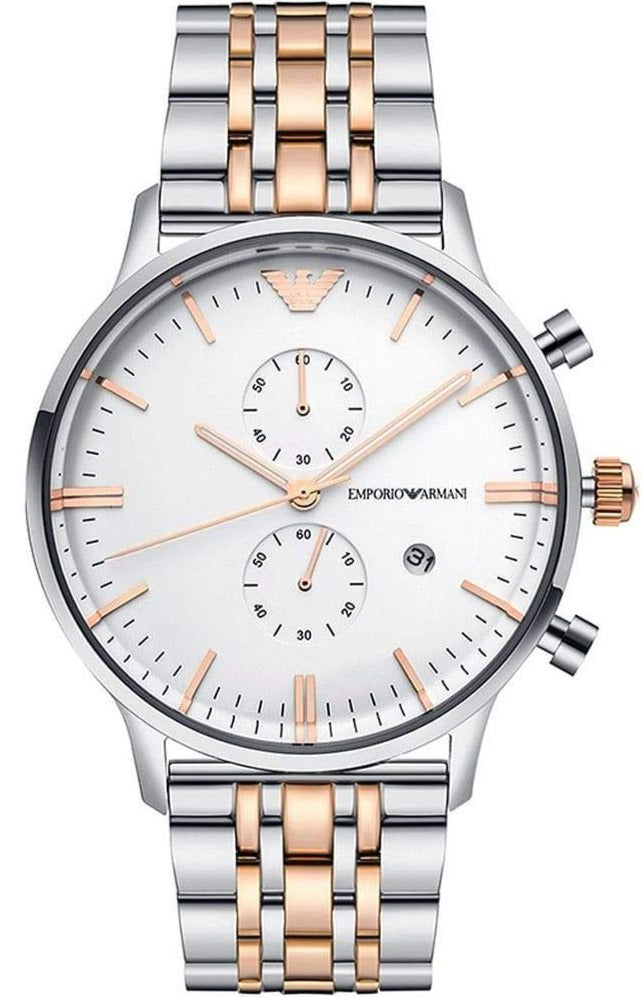 Emporio Armani Gianni XLarge Two-Tone Men's Watch - AR0399