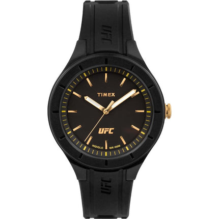 TimeX UFC Shogun Black Dial Black Rubber Women's Watch TW2V56900