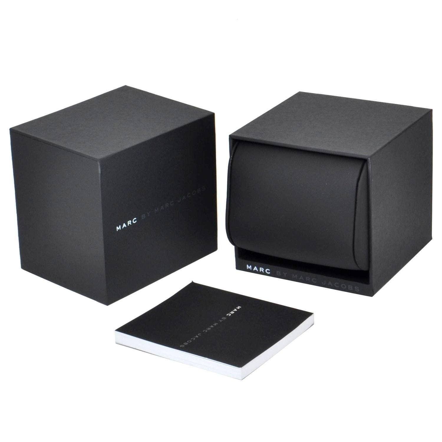 Marc By Marc Jacobs Red Dial Stainless Steel Ladies Amy Watch MBM3302