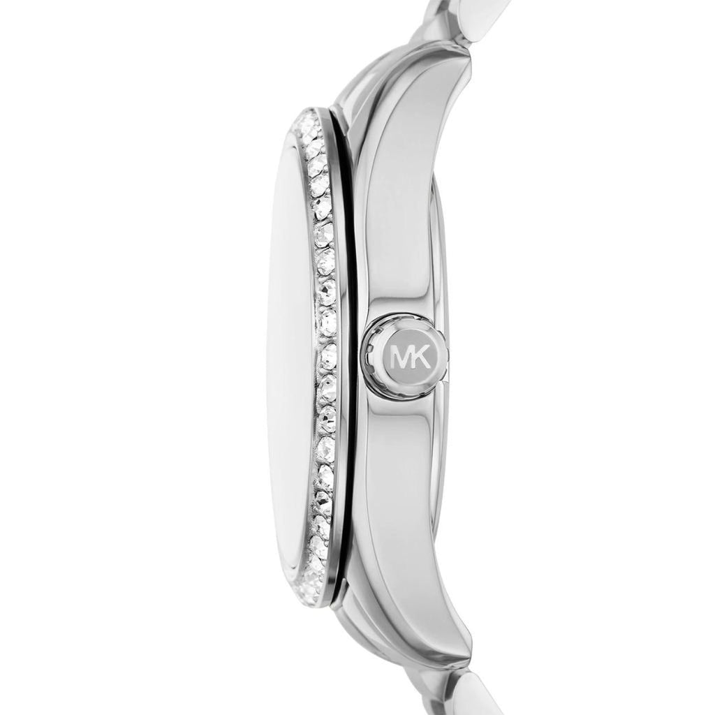 Michael Kors Lexington Pavé Silver-Tone Women's Watch - MK7445