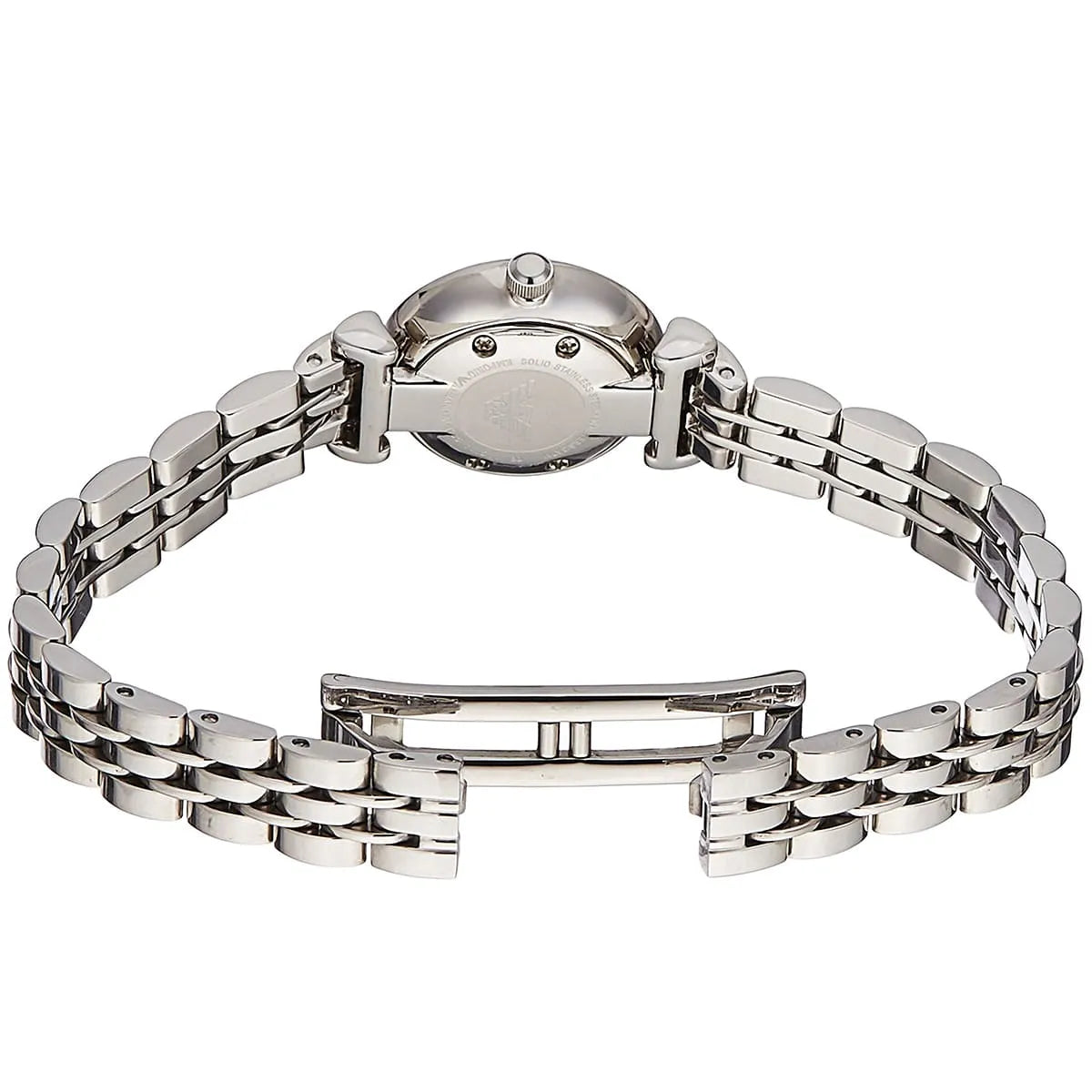 Emporio Armani Gianni T-Bar Mini Silver Women's Watch - AR1935