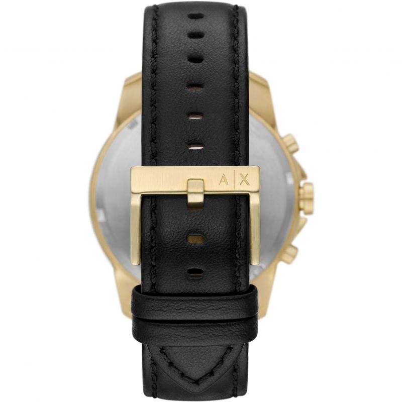 Armani Exchange Chronograph Black Leather Men’s Watch AX7133 - Watch