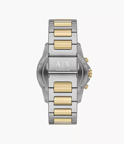 Armani Exchange Banks Chronograph Two-Tone Men's Watch - AX7148