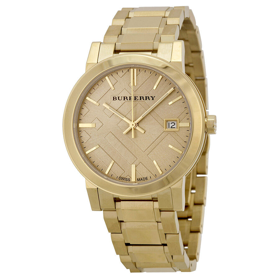 Burberry The City Champagne Dial Gold-tone UnisexWatch BU9033
