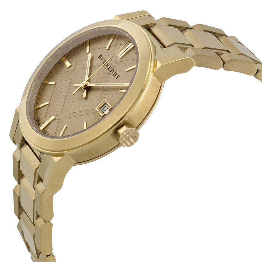 Burberry The City Champagne Dial Gold-tone UnisexWatch BU9033