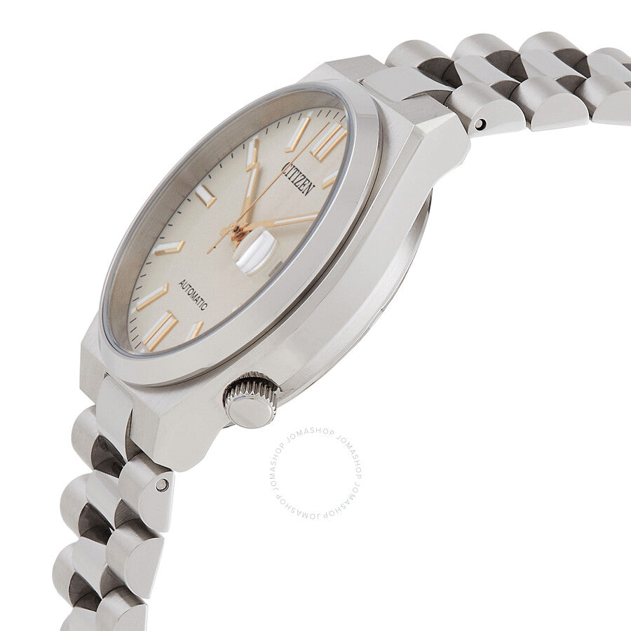 Citizen Tsuyosa Automatic 40mm Beige Dial Stainless Steel Men’s Watch – NJ0151-88W