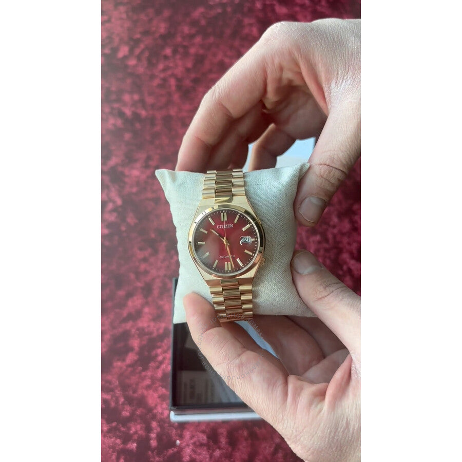 Citizen Tsuyosa Automatic Red Dial Watch NJ0153-82X