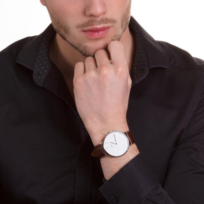 Daniel Wellington Bristol 40mm Men's Silver Watch DW00100023