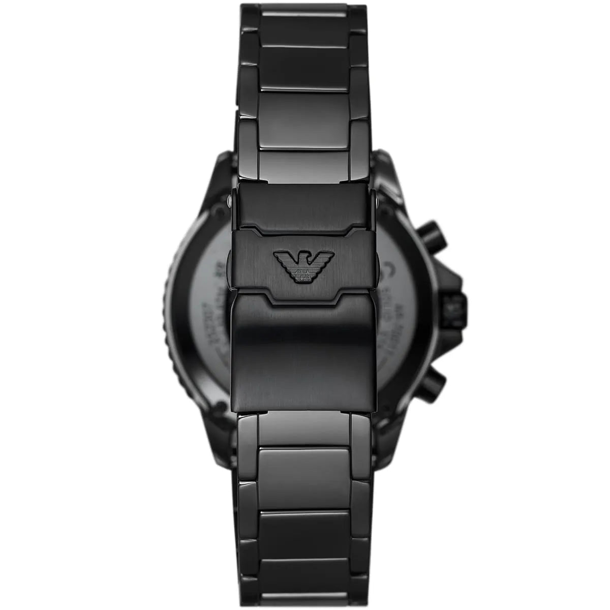 Emporio Armani World Explorer Chronograph All Black Watch - AR70010