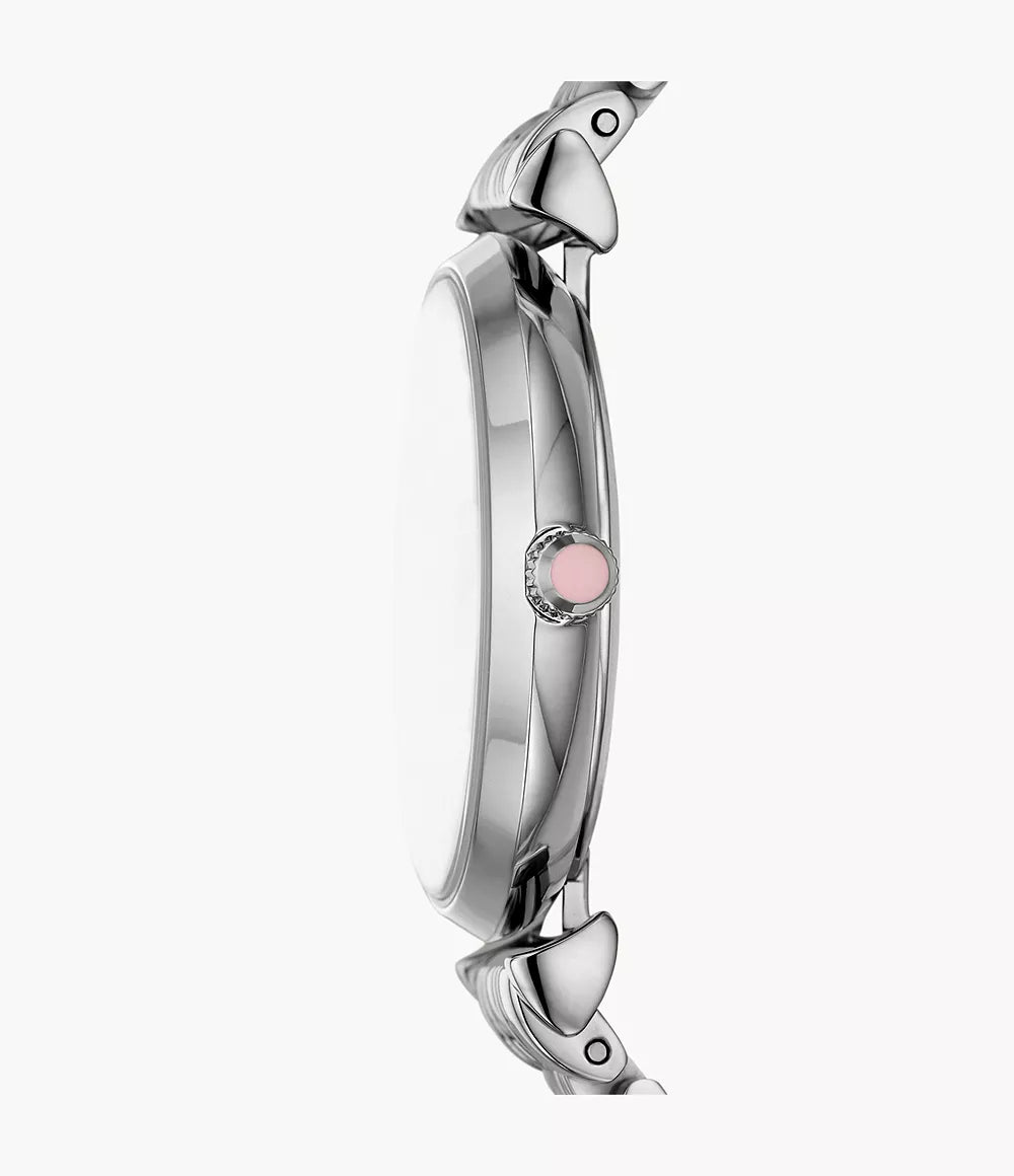 Emporio Armani Gianni T-Bar 32mm Ladies Watch Pink AR11686