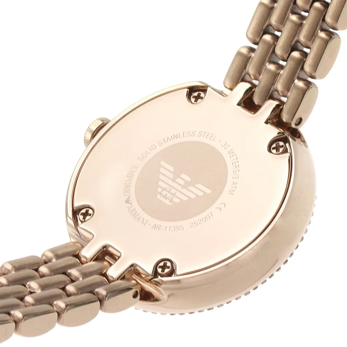 Emprio Armani Rose Gold Ladies Watch - AR11355