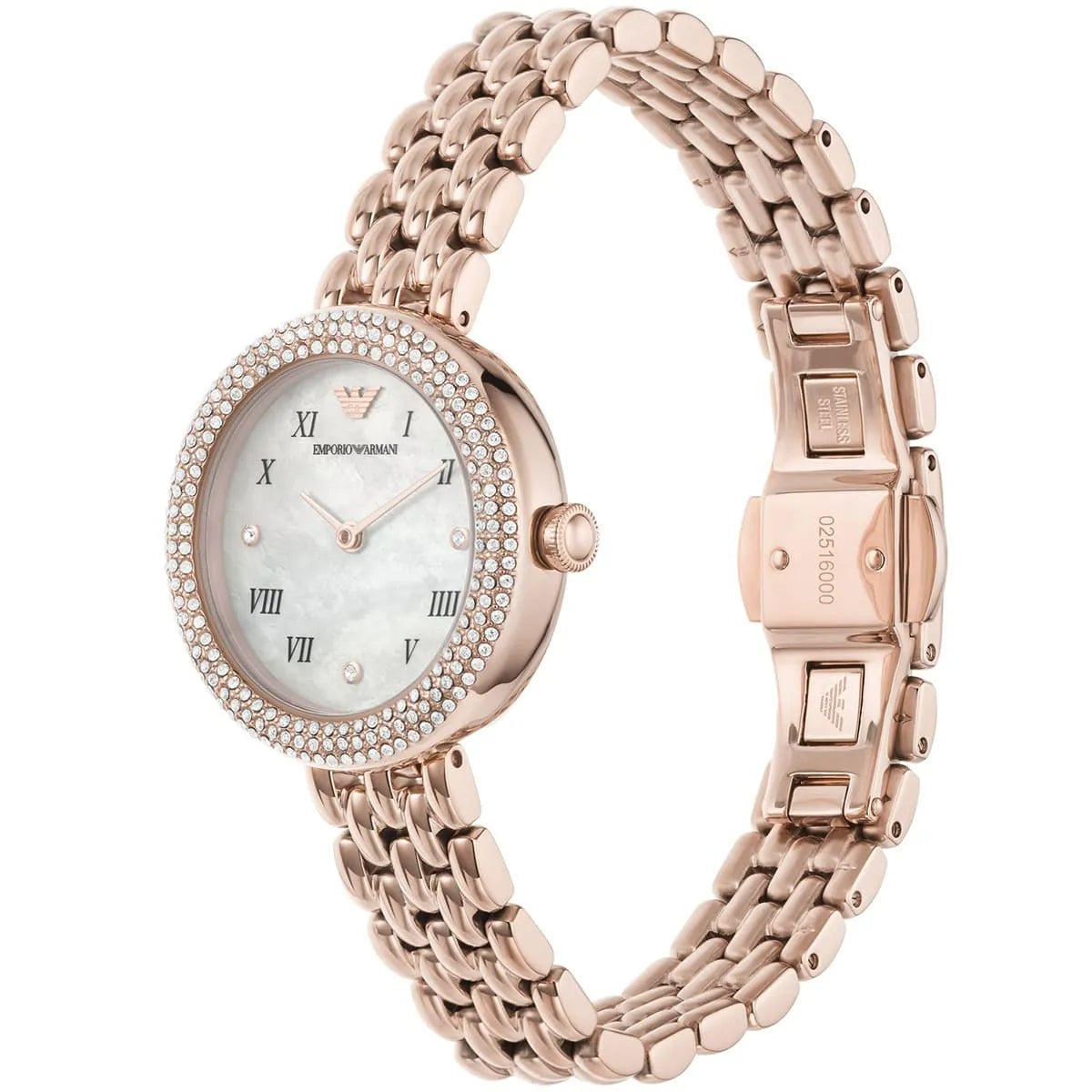 Emprio Armani Rose Gold Ladies Watch - AR11355