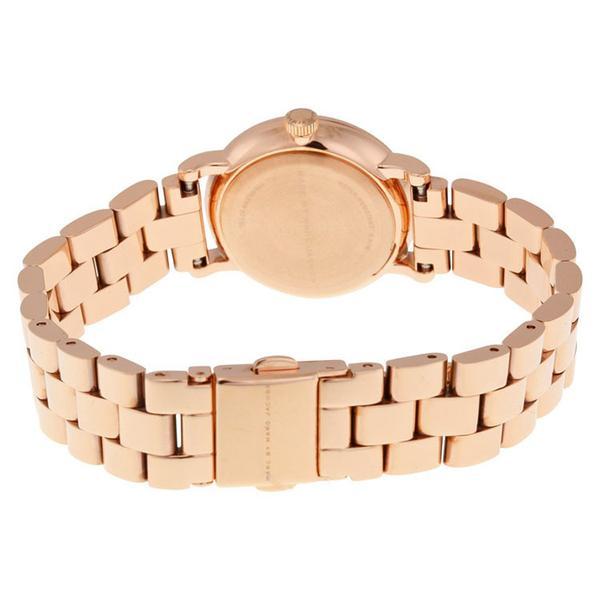 Marc By Marc Jacobs Baker Dexter White Rose Gold Watch MBM3443