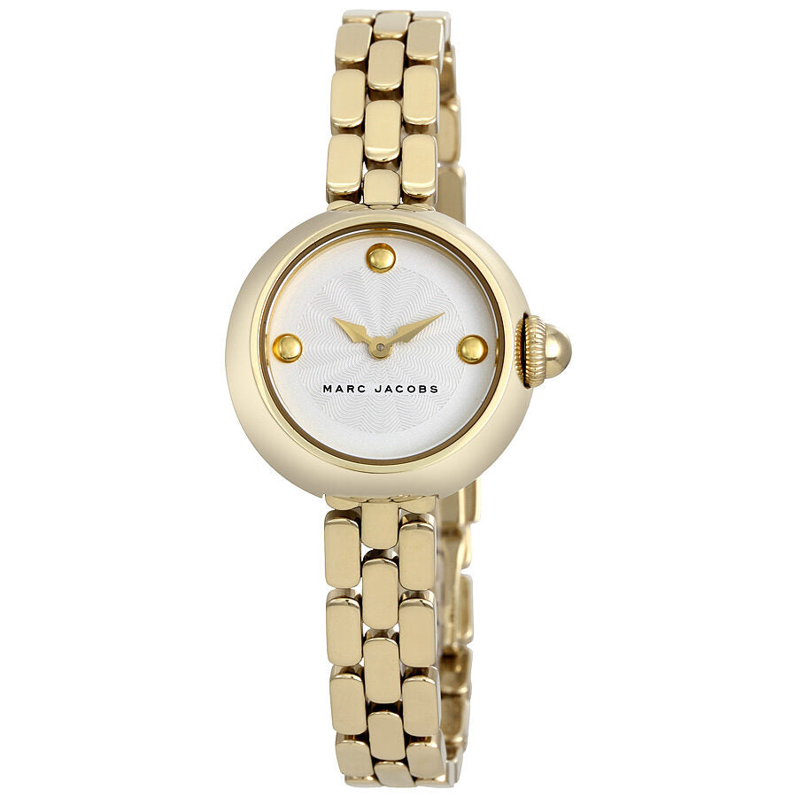Marc Jacobs Courtney Silver Dial Gold Watch MJ3457