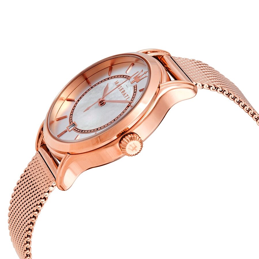 Maserati Epoca Quartz Silver Mother of Pearl Ladies Watch R8853118506 - The Watches Men & CO #2