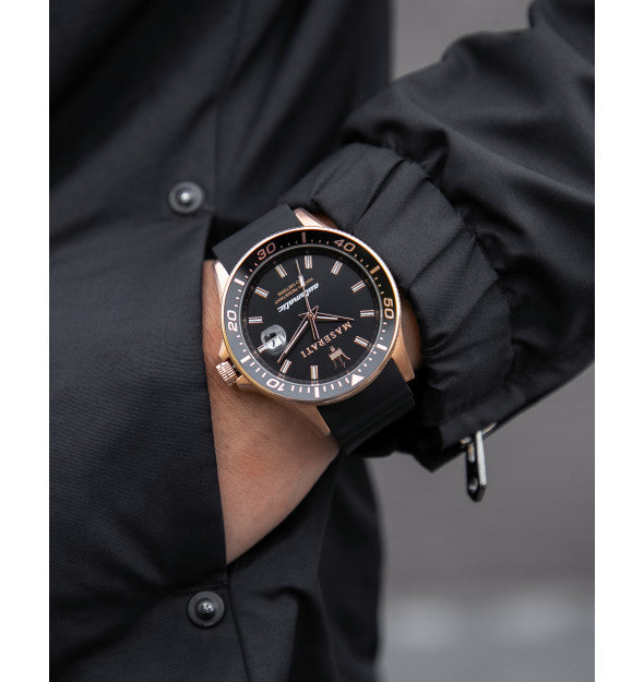 Maserati Sfida Automatic Black Dial Men’s Watch R8821140001 - Watch
