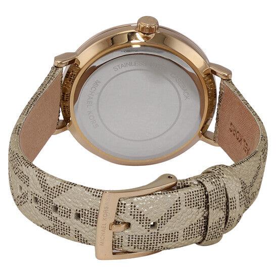 Michael Kors Addyson Gold Dial Gold PVC Women's Watch - MK2952