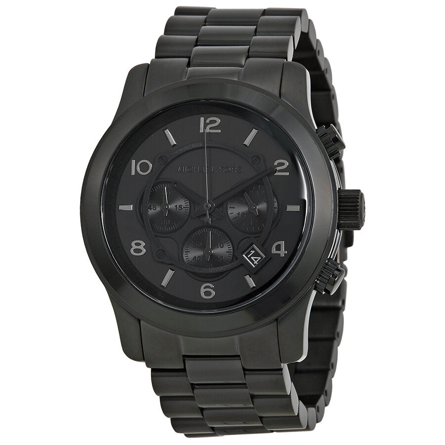 Michael Kors Blacked Out Runway Chronograph Men's Watch MK8157