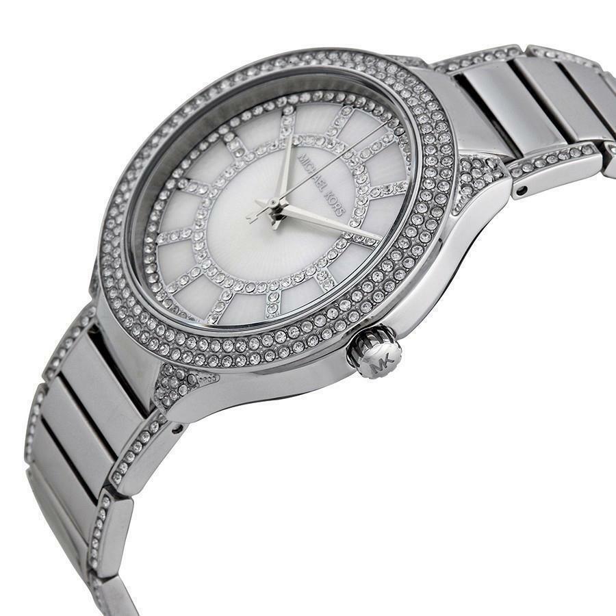 Michael Kors Kerry Mother Pearl Dial Silver Ladies Watch MK3311