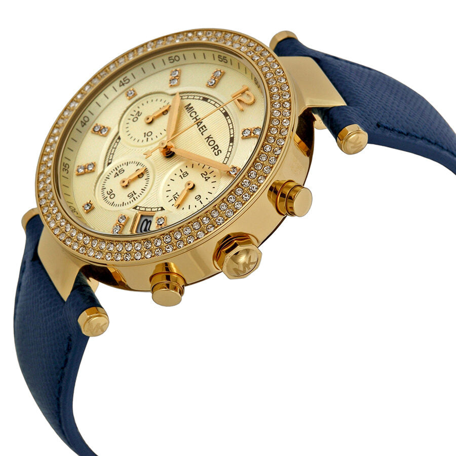 Michael Kors Parker Chronograph Gold-tone Ladies Watch MK2280