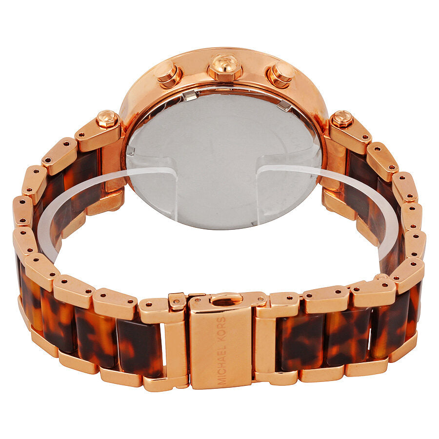 Michael Kors Parker Chronograph Rose Dial Ladies Watch MK5538