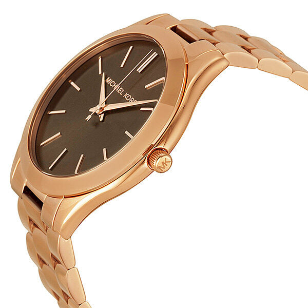 Michael Kors Vintage Classic Slim Runway Rose Gold-tone Ladies Watch MK3181
